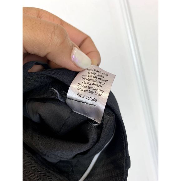 La Ligne Le Black Cigarette Tuxedo Pants Wool Blend NWT Size 4 - Picture 4 of 10